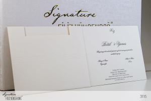 Düğün Davetiyesi Signature 3115 modelleri, fiyatları, örnekleri - Filiz Yüksekdağ